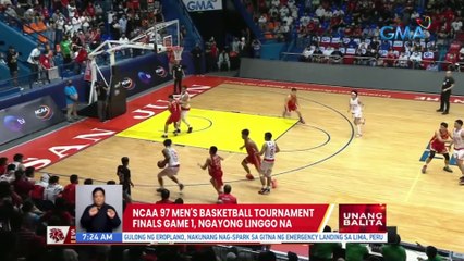 NCAA 97 men's basketball tournament finals game 1, ngayong Linggo na | UB