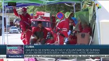 Grupos de voluntarios cubanos apoyan tareas de búsqueda y rescate en Hotel Saratoga