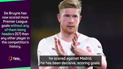 Tải video: Guardiola delighted with 'beyond perfect' De Bruyne as he scores four v Wolves