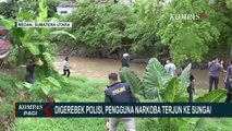 Aksi Kejar-Kejaran dengan Polisi, Pengguna Narkoba Nekat Ceburkan Diri ke Sungai