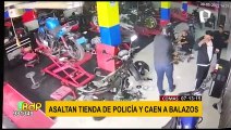 Justicia popular: vecinos de Comas capturan a ladrones, los linchan y queman sus motocicletas