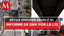 Éstas son las inconsistencias del tercer informe de DNV sobre caída de L12 del Metro