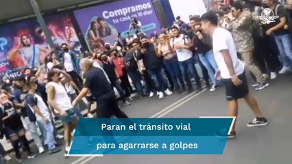 Alumno y profesor de la ESIME Zacatenco protagonizan pelea en avenida de la CDMX