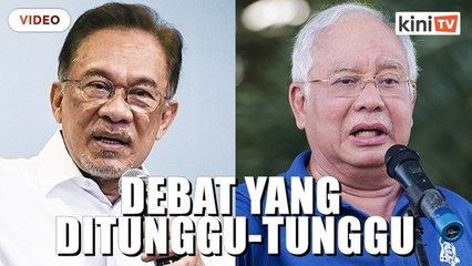 Anwar, Najib bersemuka kali pertama dalam debat awam malam ini