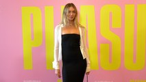 Jessie Andrews attends the red carpet premiere of 