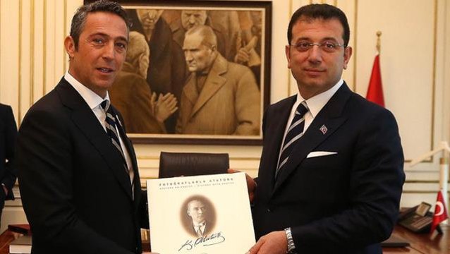 Fenerbahçe Başkanı Ali Koç ile İBB Başkanı Ekrem İmamoğlu bir araya geldi, tartışma sona erdi