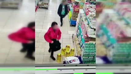 Çocuklardan akıl almaz yağ hırsızlığı