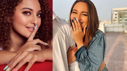 Sonakshi Sinha का Engagement पर बड़ा झूठ, Artificial Nail Brand SOEZI का Promotion Video | Boldsky