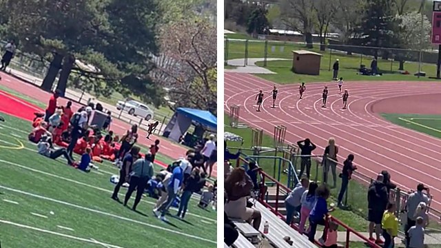 Une fillette perd sa chaussure au départ d'un 200 mètres et fait une remontée spectaculaire