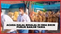 Viral Insiden Memalukan Acara Halal Bihalal di SMA Bikin Publik Banjir Tawa: Trik Mempercepat Salaman