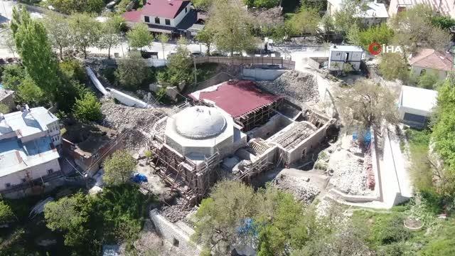 388 yıllık Hoca Hasan Hamamı'nda restorasyon çalışmaları başladı