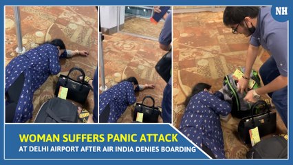 Viral: Woman Suffers Panic Attack At Delhi Airport After Air India Denies Boarding