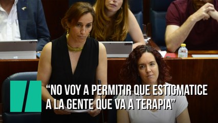 Mónica García, a Ayuso: "No voy a consentir que utilice la salud mental como arma arrojadiza política"