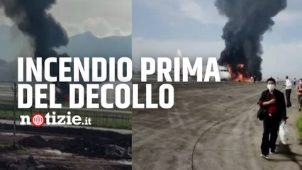 Télécharger la video: Cina, aereo della Tibet Airlines finisce fuori pista e prende fuoco: decine di feriti a Chongqing