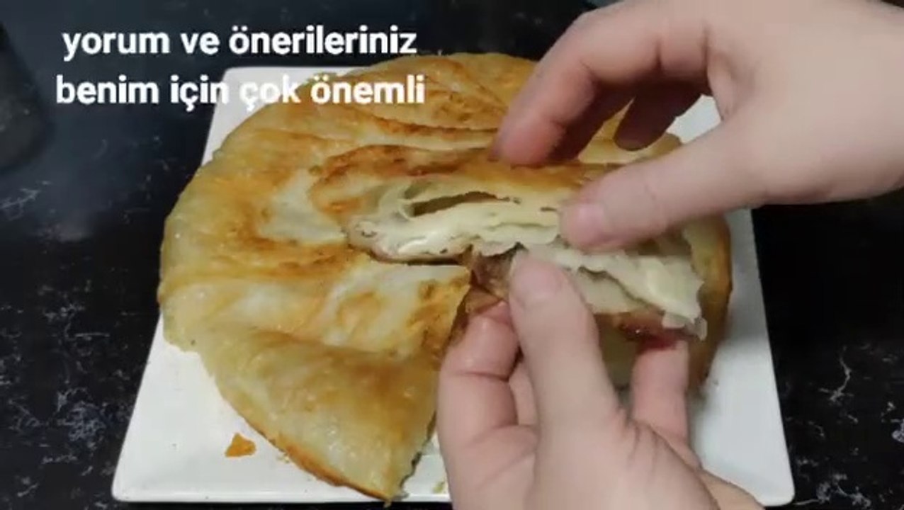 Hazır yufkadan Su böreği Tadında❗  Tavada Börek Muhteşem lezzet en pratik en lezzetli_börek tarifi