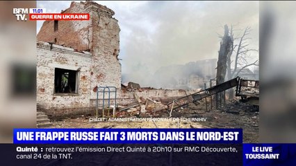 Une frappe russe fait au moins 3 morts à Novgorod-Siverskiï dans le nord-est de l'Ukraine