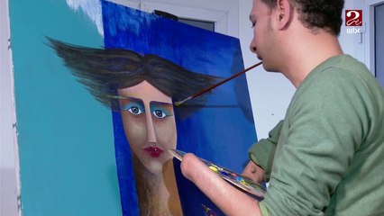 رضا قهر الصعاب وحصل على دكتوراه في الفنون التشكيلية