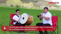 9 yaşındaki davulcu profesyonellere taş çıkartıyor