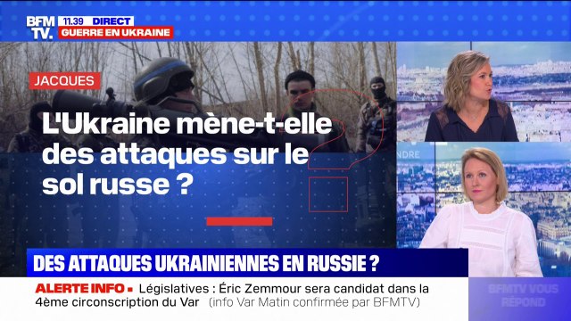 L'Ukraine mène-t-elle des attaques sur le sol russe ? BFMTV répond à vos questions