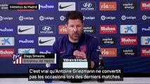 Diego Simeone : “Griezmann doit retrouver de la confiance