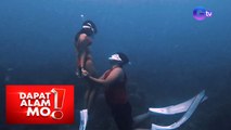 Dapat Alam Mo!: Pagmamahalang nabuo dahil sa freediving, panoorin!