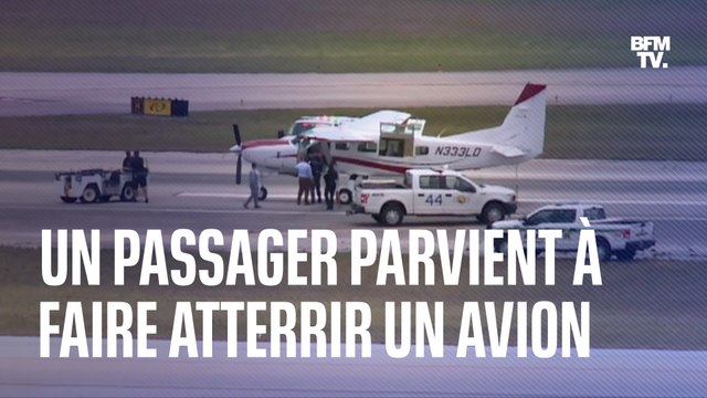 En Floride, un passager sans expérience de vol parvient à faire atterrir un avion après un malaise du pilote