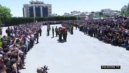 مراسم تكريم رسمية في رام الله لشيرين أبو عاقلة