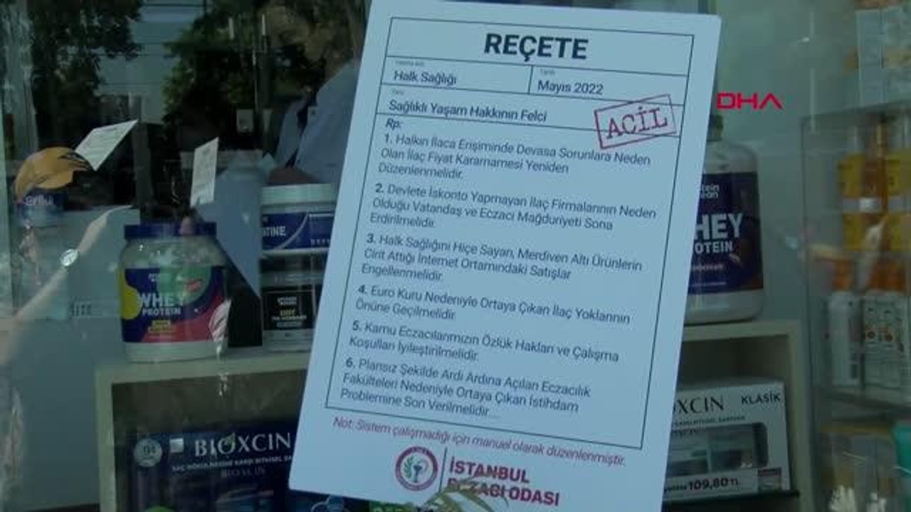 ECZACILAR'DAN BASIN AÇIKLAMASI