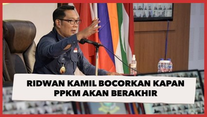 Ridwan Kamil Bocorkan Kapan PPKM Akan Berakhir