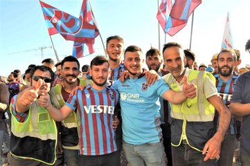Akkuyu NGS çalışanları, Trabzonspor'un şampiyonluğunu kutladı