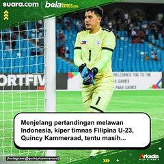 Kisah Quincy Kammeraad, Kiper Timnas Filipina U-23 yang Pernah Nangis Setelah Dibantai Indonesia