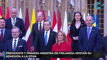 Presidente y primera ministra de Finlandia apoyan su adhesión a la OTAN