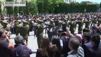 Palestinians honour slain journalist during memorial service in Ramallah