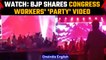 After Rahul Gandhi's Nepal pub row, BJP slams Cong over video of ‘partying’ workers | Oneindia News