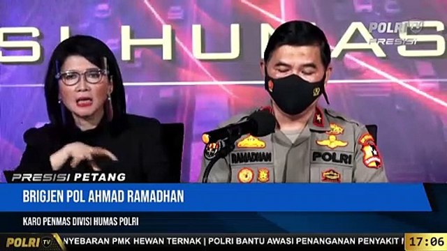 Divisi Humas Polri Gelar Konfrensi Pers Harian Terkait Pengerahan Satgas Dalam Penanganan Penyakit Mulut dan Kuku pada Hewan Ternak