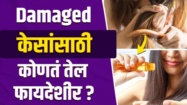 निर्जीव केसांपासून सुटका हवी? | How to Fix Damaged Hair | Damaged Hair Oil Treatment | Hair Care