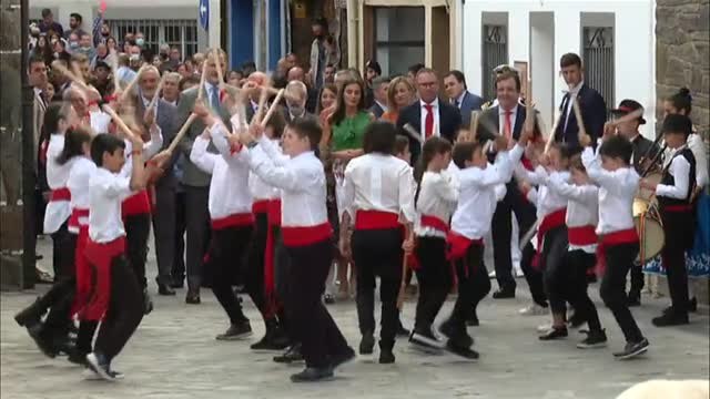 Los reyes visitan Las Hurdes