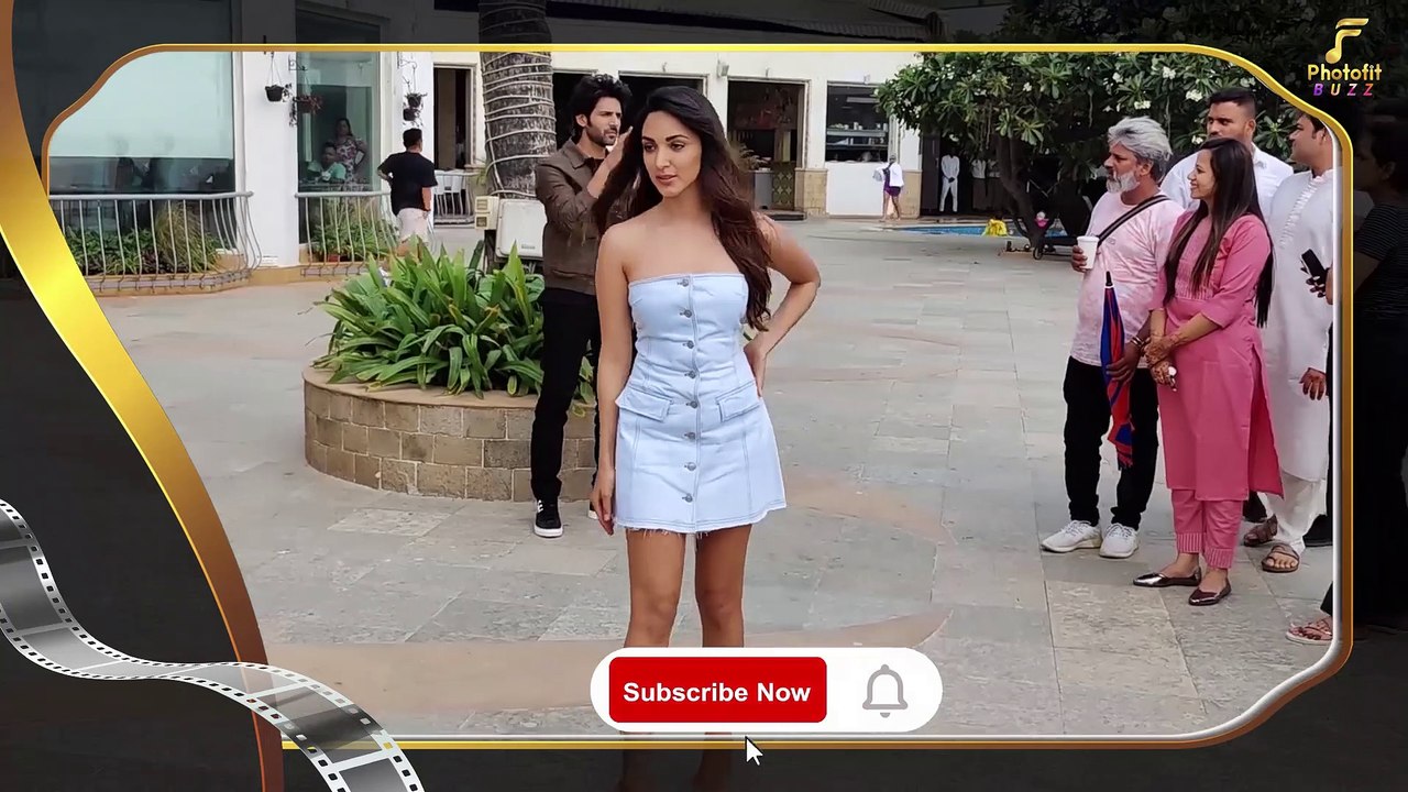 Kartik Aaryan & Kiara Advani Spotted Promoting Bhool Bhulaiyaa 2