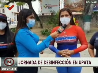 Bolívar | Alcaldía de Piar y Misión Venezuela Bella ejecutan jornada de desinfección en Upata
