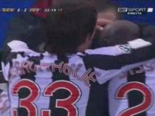 Genoa 0-2 Juventus David Trezeguet