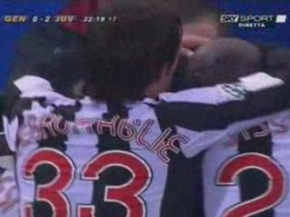 Genoa 0-2 Juventus David Trezeguet