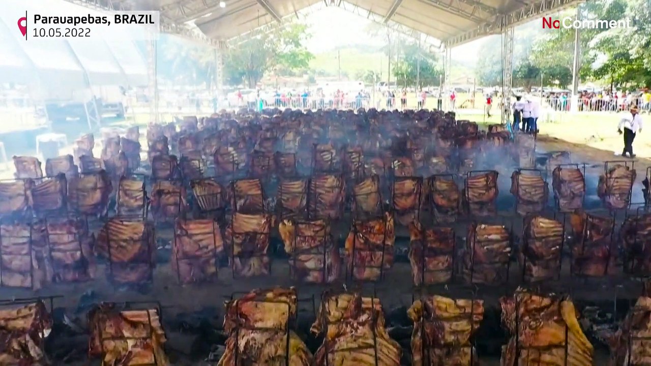 Grillfest der Superlative: Wenn 20.000 Kilo Fleisch brutzeln