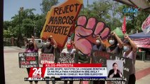 Ilang grupo, nagtipon sa Liwasang Bonifacio sa Maynila para kondenahin ang anila'y kapalpakan ng Comelec ngayong eleksyon | 24 Oras