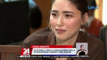 Kylie Padilla, proud sa amang si Robin Padilla na nagungunang kandidato para senador | 24 Oras