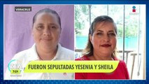 Sepultan a las reporteras asesinadas en Cosoleacaque, Veracruz