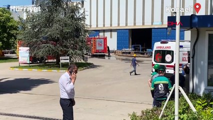 Kocaeli'de fabrika yangını