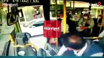 Kocaeli'de otobüs şoförünün dehşet anları: Gırtlağını keserim senin