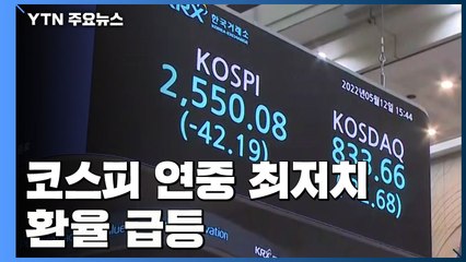 코스피 1년 반 만의 최저치·환율 급등...美 고물가 '충격파' / YTN