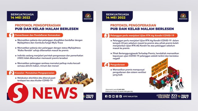 Club, pub-goers need valid RTK-Antigen test when premises reopen, says NSC