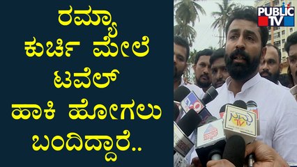Mohammed Nalapad Reacts On Ramya's Tweet Against DK Shivakumar